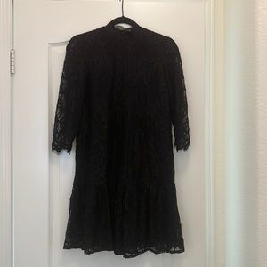 Black lace Sézane dress